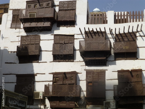 Stadsbeeld in Old-Jeddah - Jeddah Al-Balad photo
