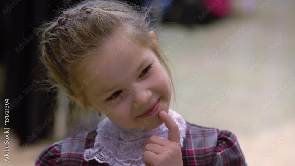 Girl Showing Dislike Emotion Girl Showing Dislike Emotion