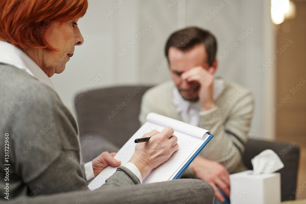 Fototapeta premium Psychological notes