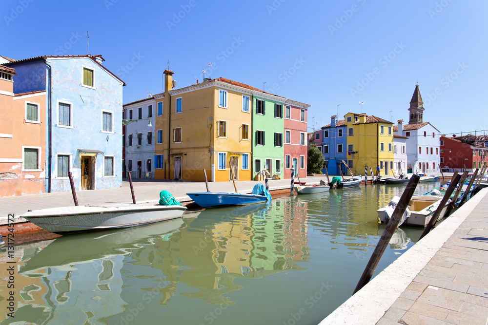 Fototapeta premium Burano island, Venice, Italy