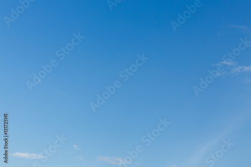 clear blue sky