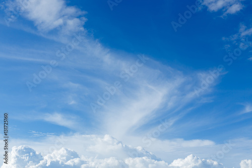 Fototapeta Naklejka Na Ścianę i Meble -  cloud above blue sky