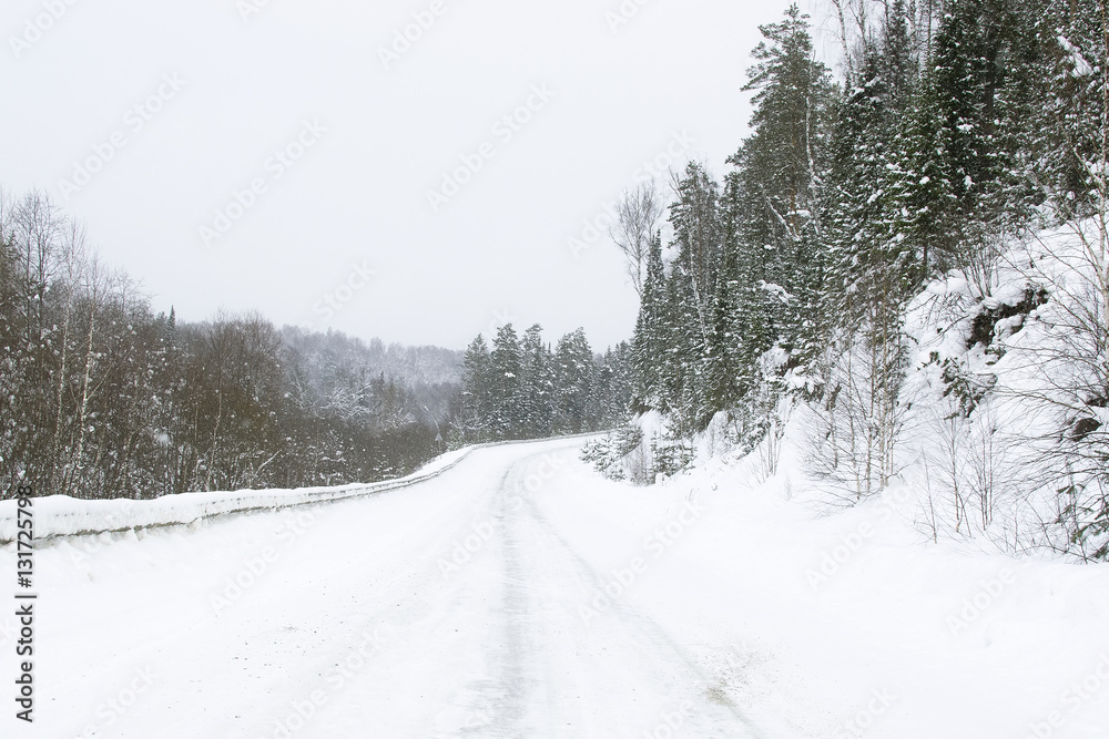 winter road