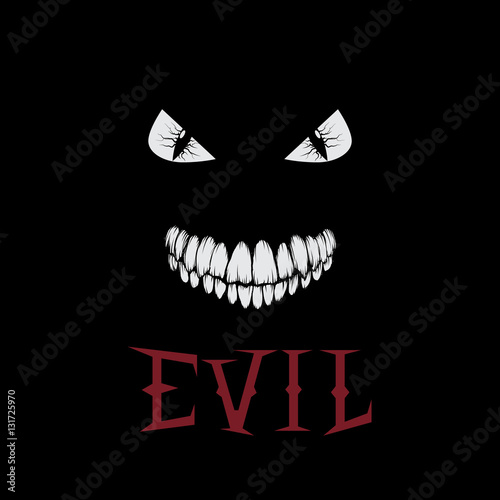 evil eyes and teeth