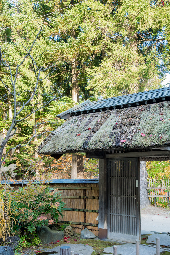 茅葺き屋根の古民家stock Photo Adobe Stock
