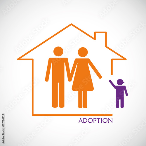 adoption eltern und kind im haus