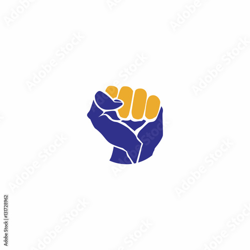 hand grip political logo