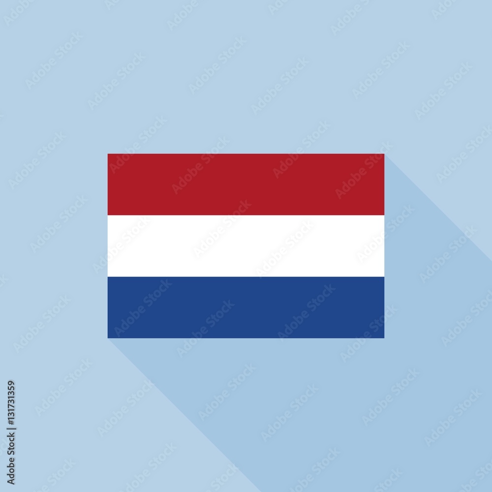 Netherlands flag , flat design vector with official proportion Netherlands flag , flat design vector with official proportion