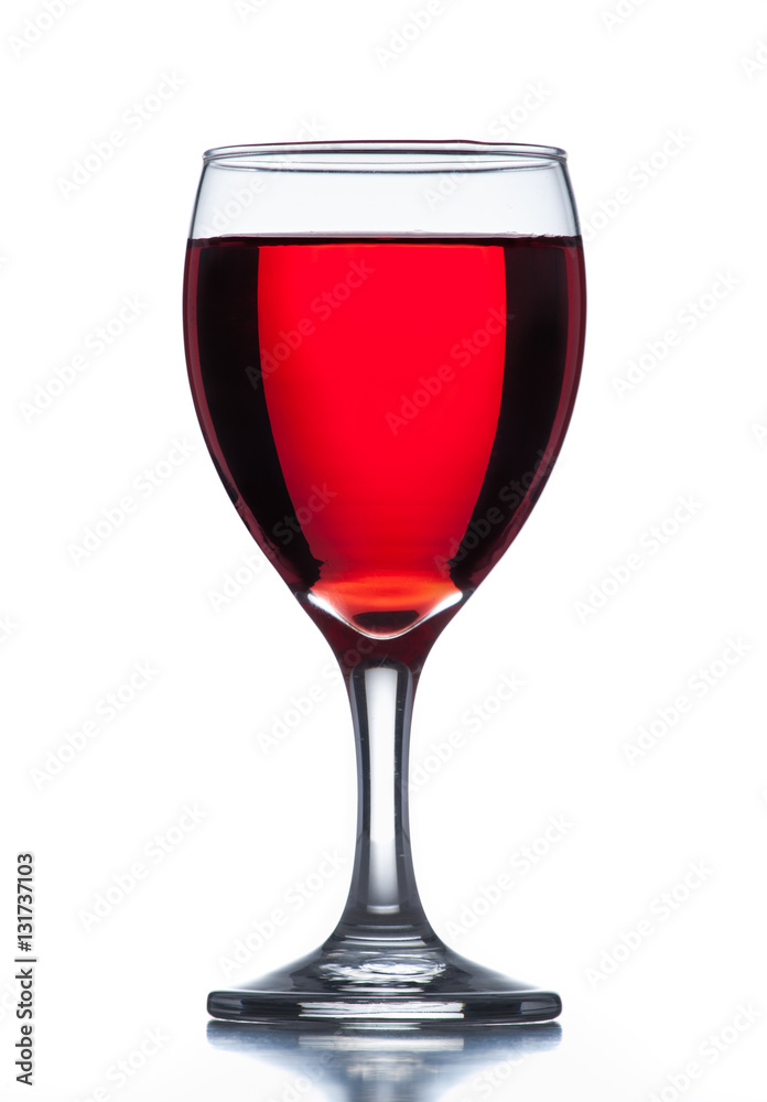 Wine glass with white background. Wine glass with white background.