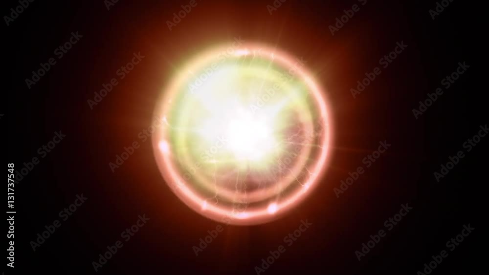 A microscopic atomic particle system (Loop). A microscopic atomic particle system (Loop).