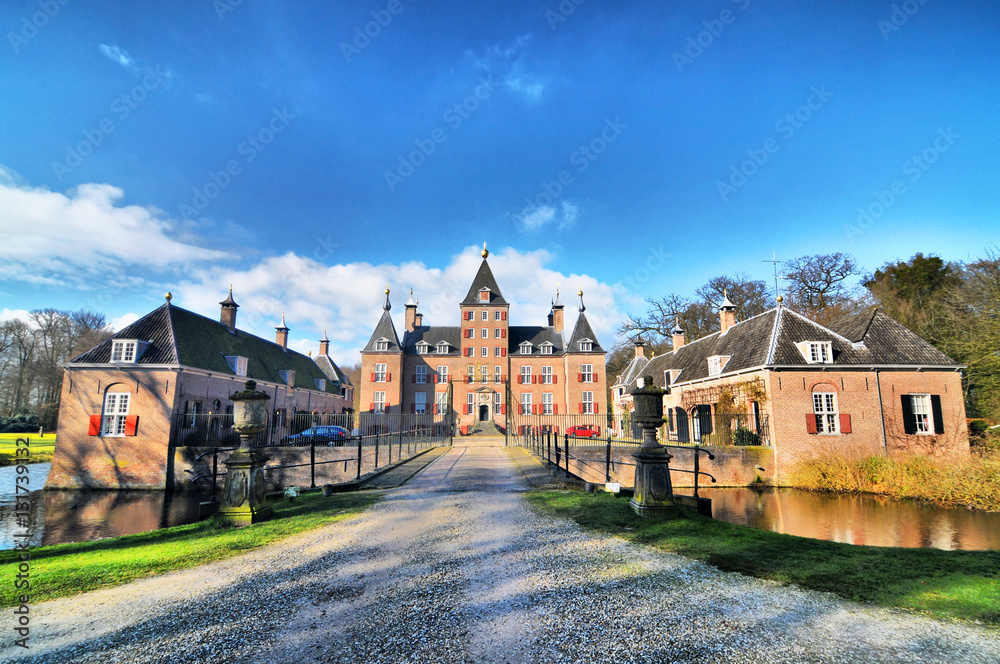 Castle of Renswoude in Netherlands
