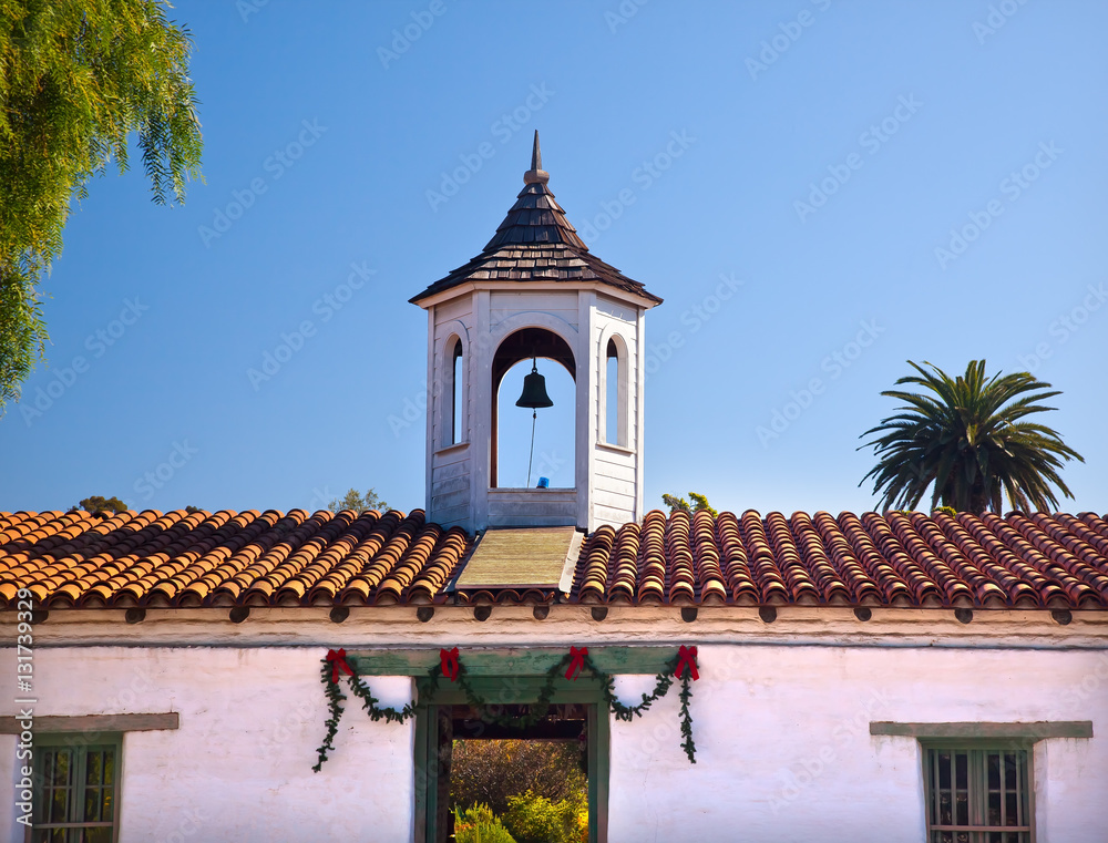 Casa de Estudillo Old San Diego Town Roof Cupola California