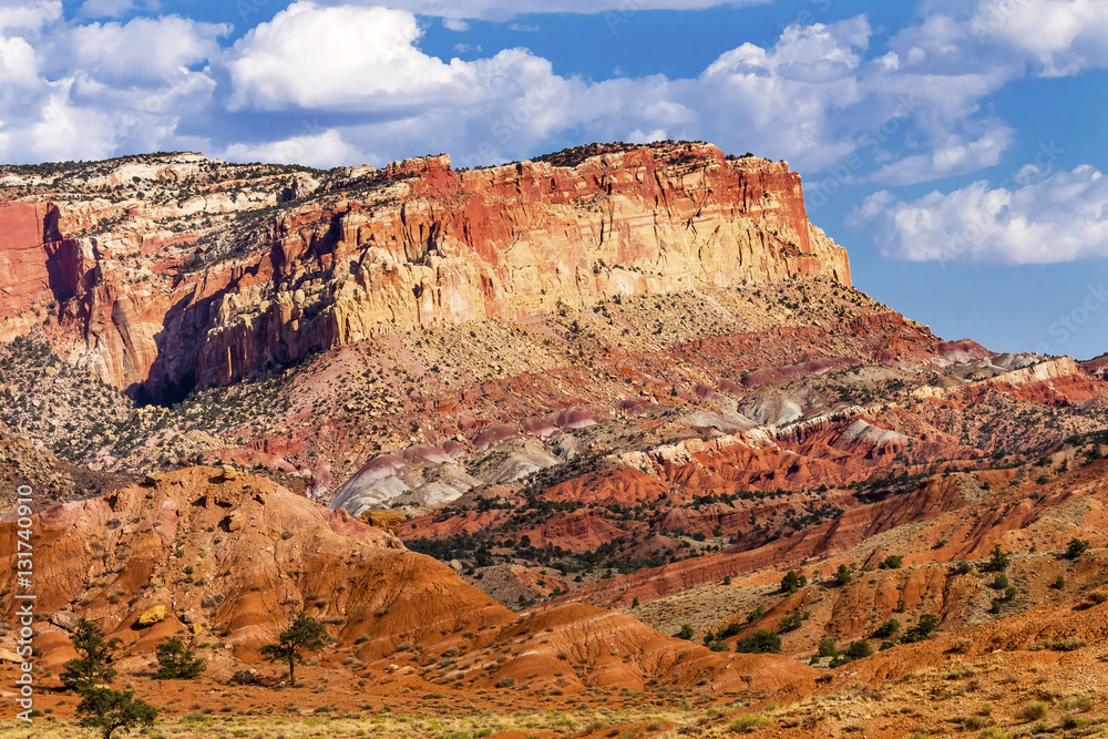 Fototapeta premium Sandstone Mountain Capitol Reef National Park Torrey Utah