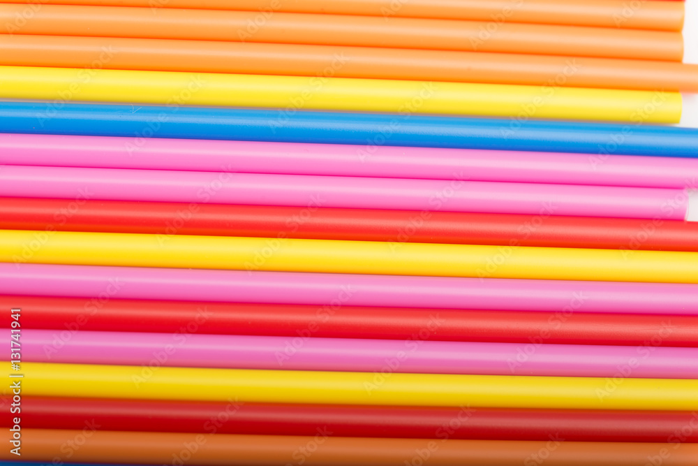 Abstract background from many multi-color straws. Abstract background from many multi-color straws.