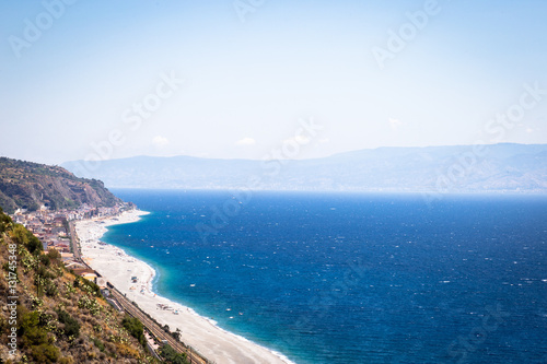 Beach Road in Sicily