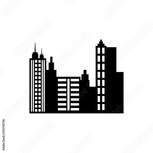 City urban view icon vector illustration graphic design