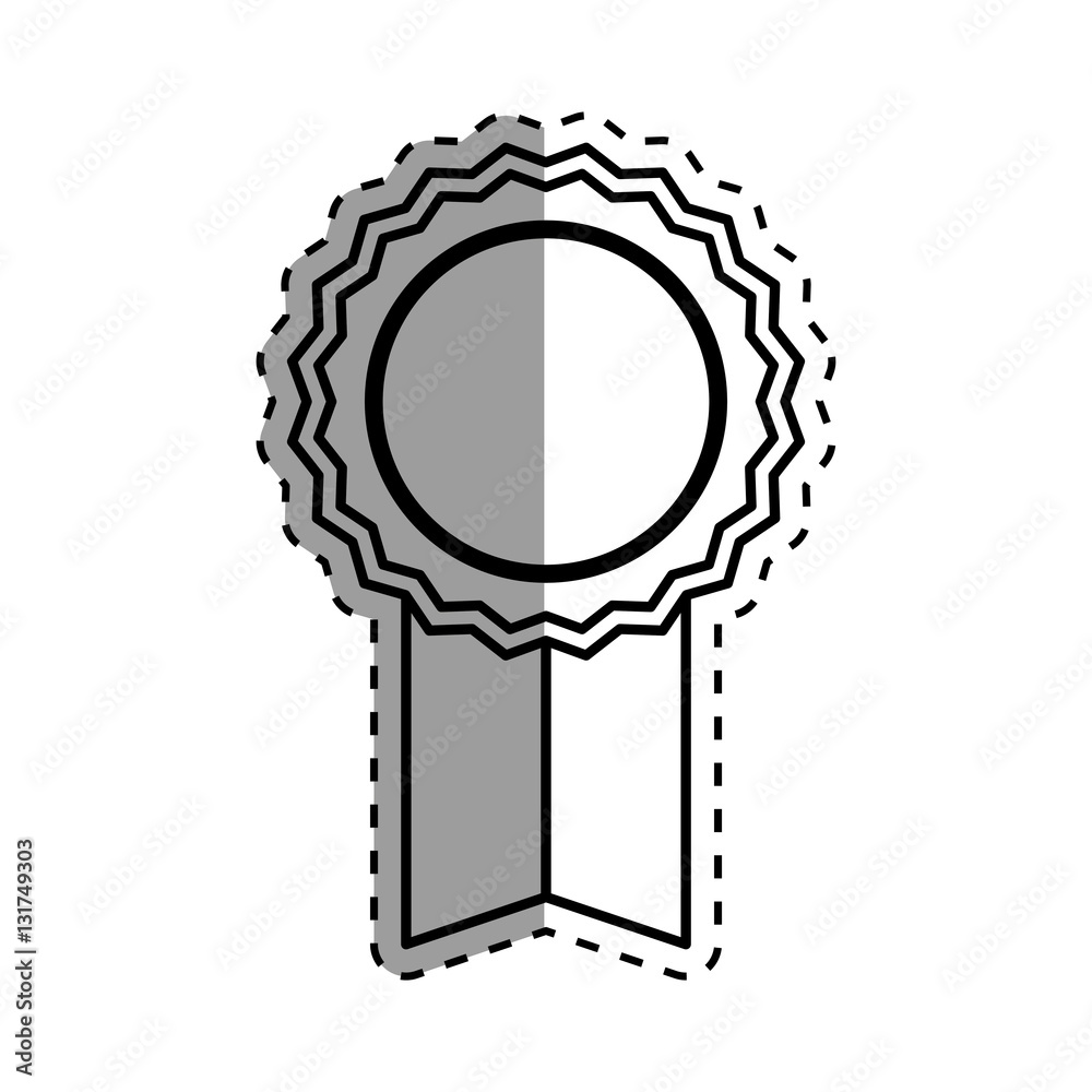 Medal Award ribbon icon vector illustration graphic design Medal Award ribbon icon vector illustration graphic design