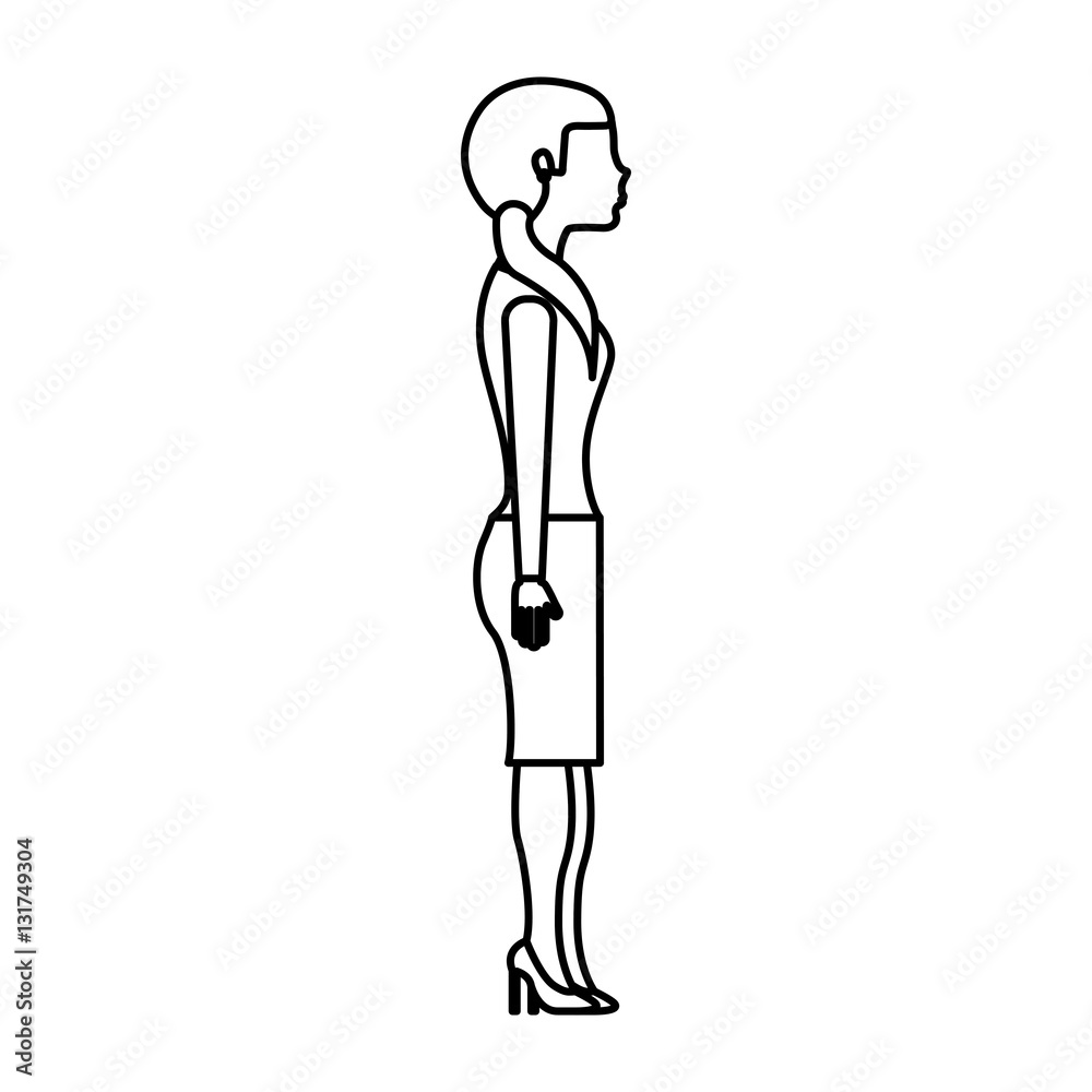 businesswoman avatar isolated icon vector illustration design