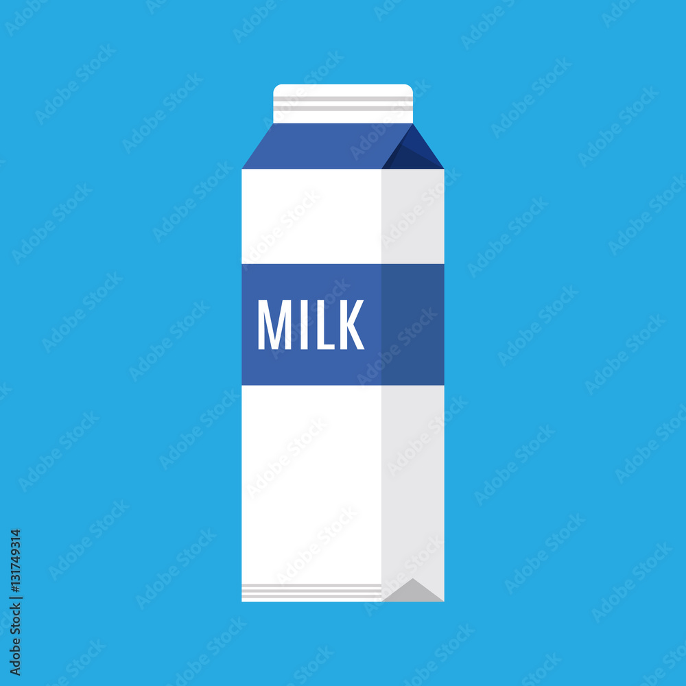 paper packet with milk isolated on white paper packet with milk isolated on white