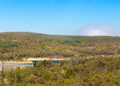 Stausee - Mundaring Weir, Trinkwasser Versorgung, Aborigines Territorium, Perth, Westaustralien, Australien