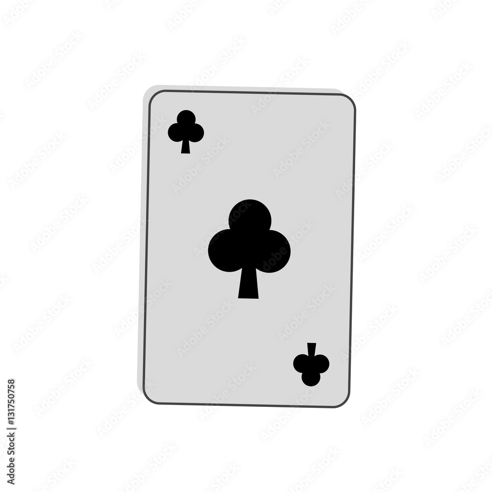 Casino card game concept icon vector illustration graphic design Stock