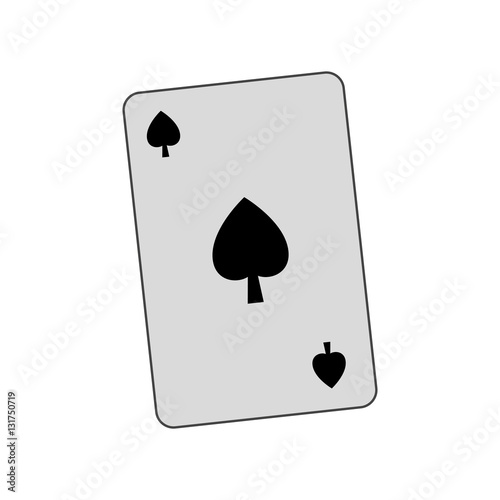 Casino card game concept icon vector illustration graphic design