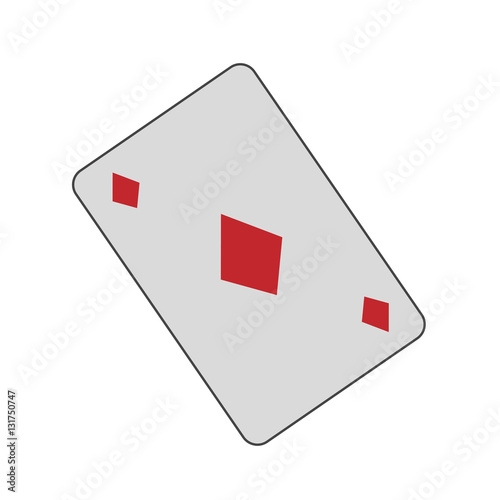 Casino card game concept icon vector illustration graphic design