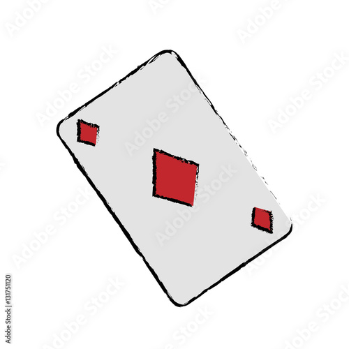 Casino card game concept icon vector illustration graphic design