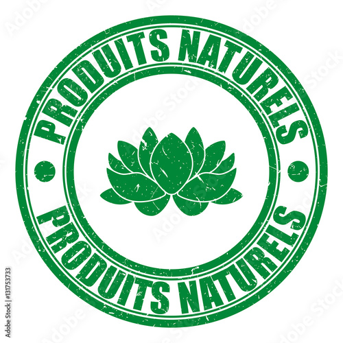 Logo produits naturels.