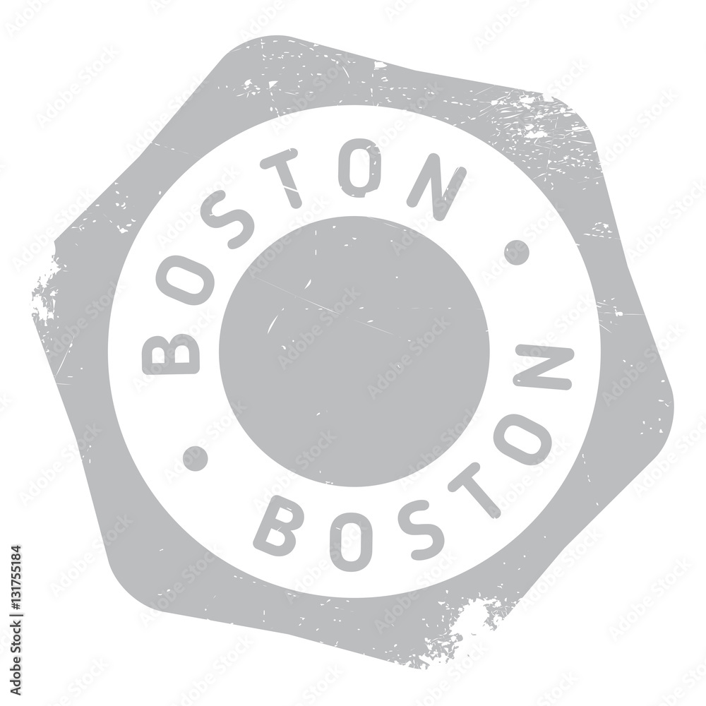 Fototapeta premium Boston stamp rubber grunge