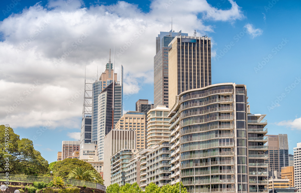 Sydney skyline on a beautiful day, Australia