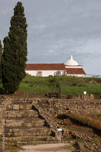 Ancient roman ruins of Mirobriga photo