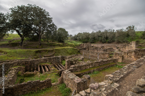 Ancient roman ruins of Mirobriga photo