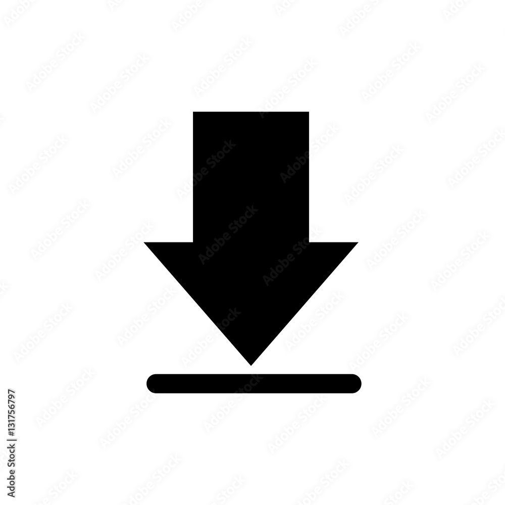 Isolated download symbol icon vector illustration graphic design