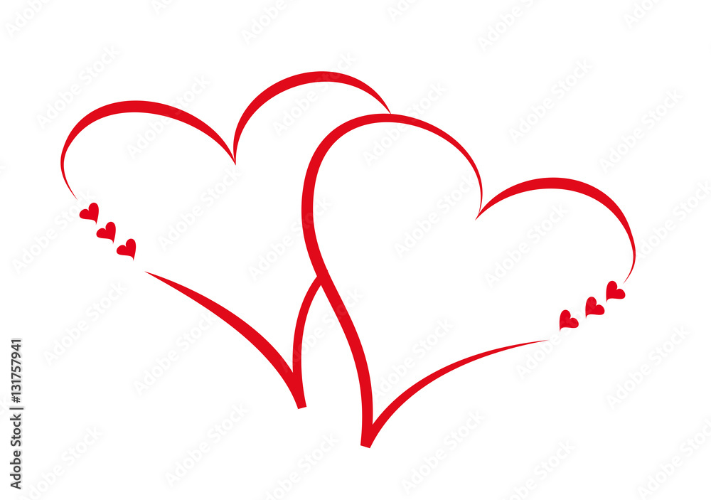 doppelherz Stock Vector Adobe Stock
