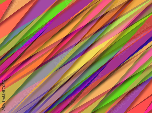 Abstract Digital Overlapping Pattern Diagonal 2