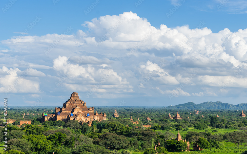 Panoramic Landscape of Bagan ancient city, Mandalay, Myanmar
