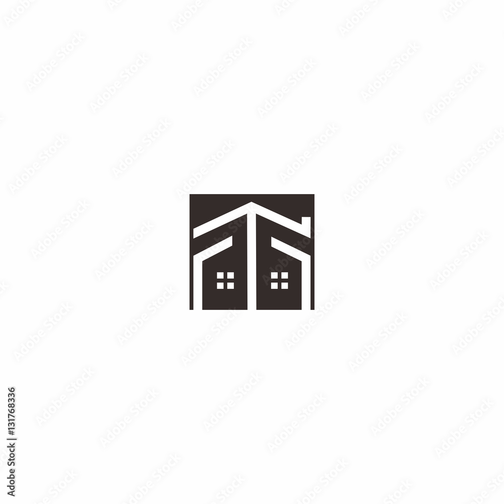 Home Square Logo Vector Home Square Logo Vector