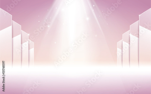 pink stage spotlight