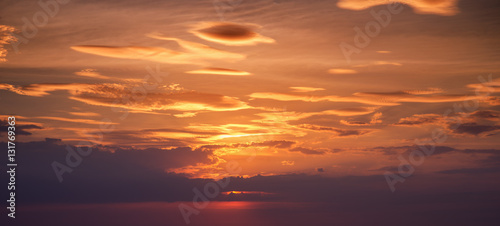 Fototapeta Naklejka Na Ścianę i Meble -  sunset sky background