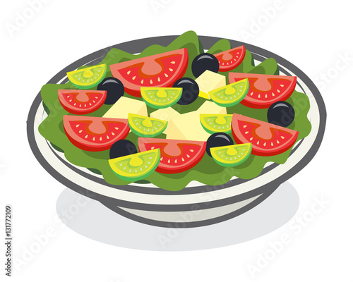 vegetarian food icon