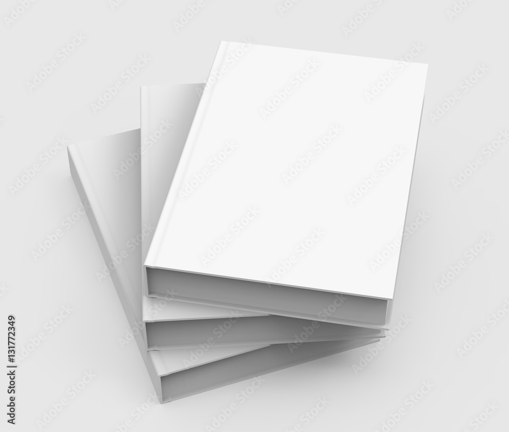 Fototapeta premium three books piling up