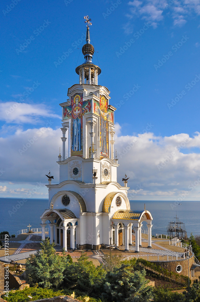 Φωτογραφία Crimea. The Church of all saints in the memory of the dead at sea