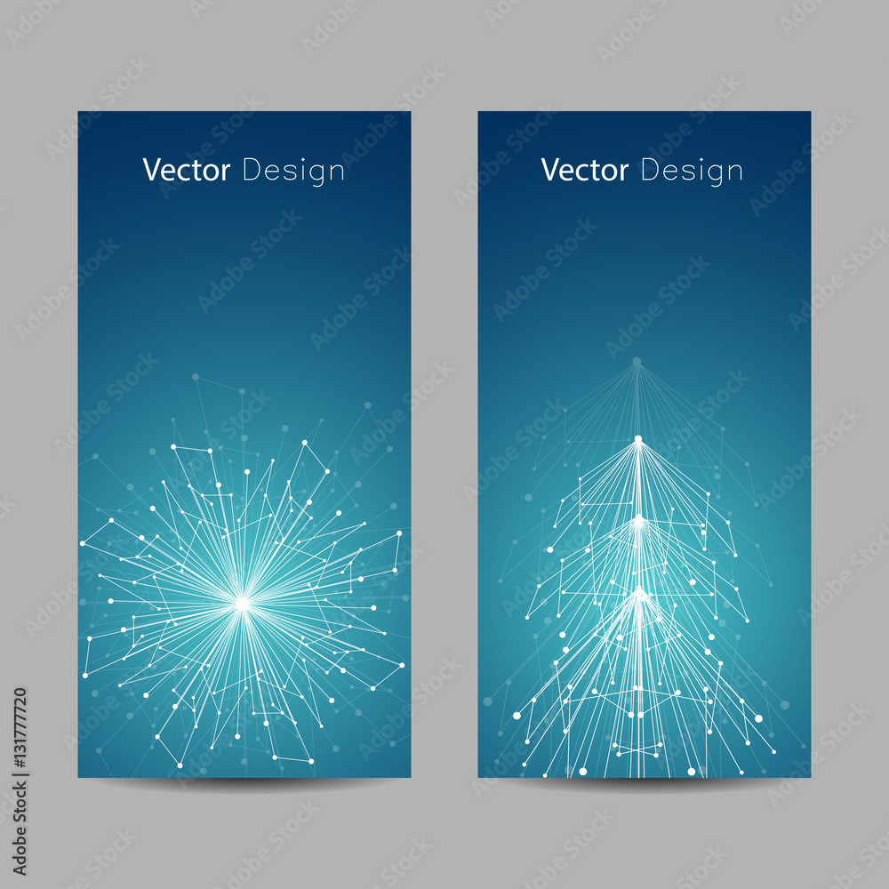Fotografie Set of vertical banners