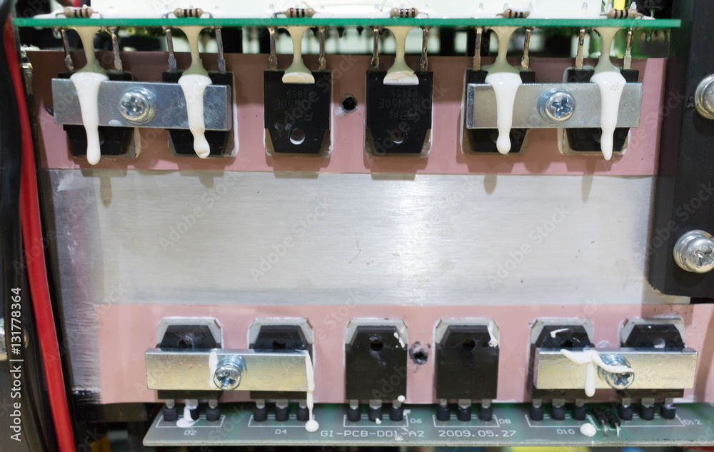 electronic circuit board  in Welding