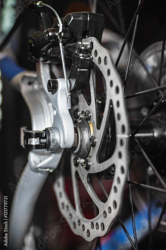 Bicycle rear wheel brakes