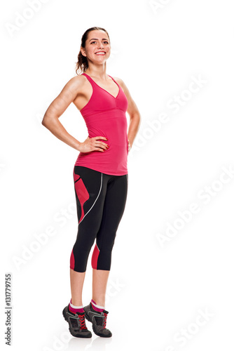 Fitness woman aerobics