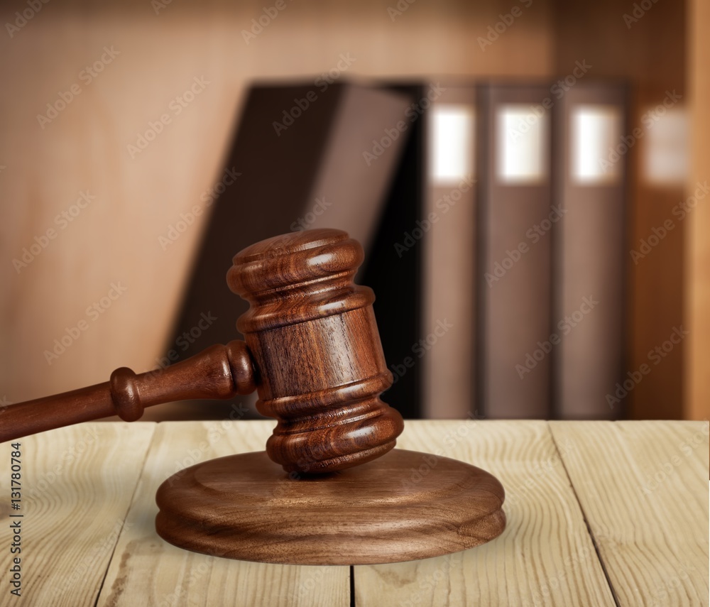 Gavel. Gavel.