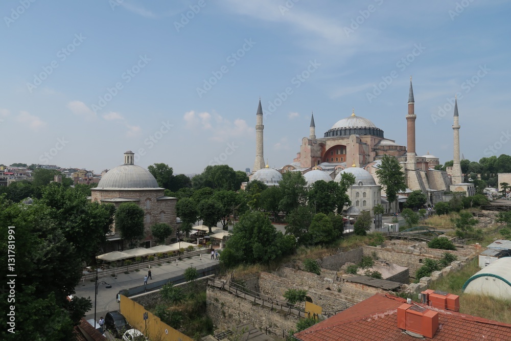 Hagia Sophia, Christian Orthodox Patriarchal Basilica, Imperial Mosque and now a Museum in Istanbul, Turkey