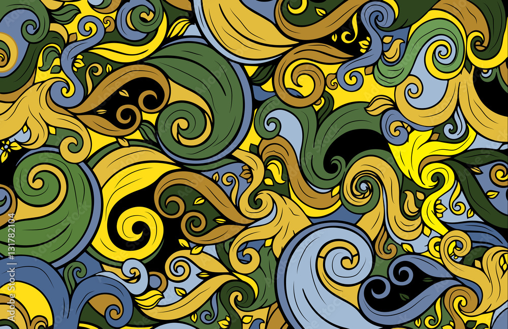 Fototapeta premium Abstract floral background.Vector
